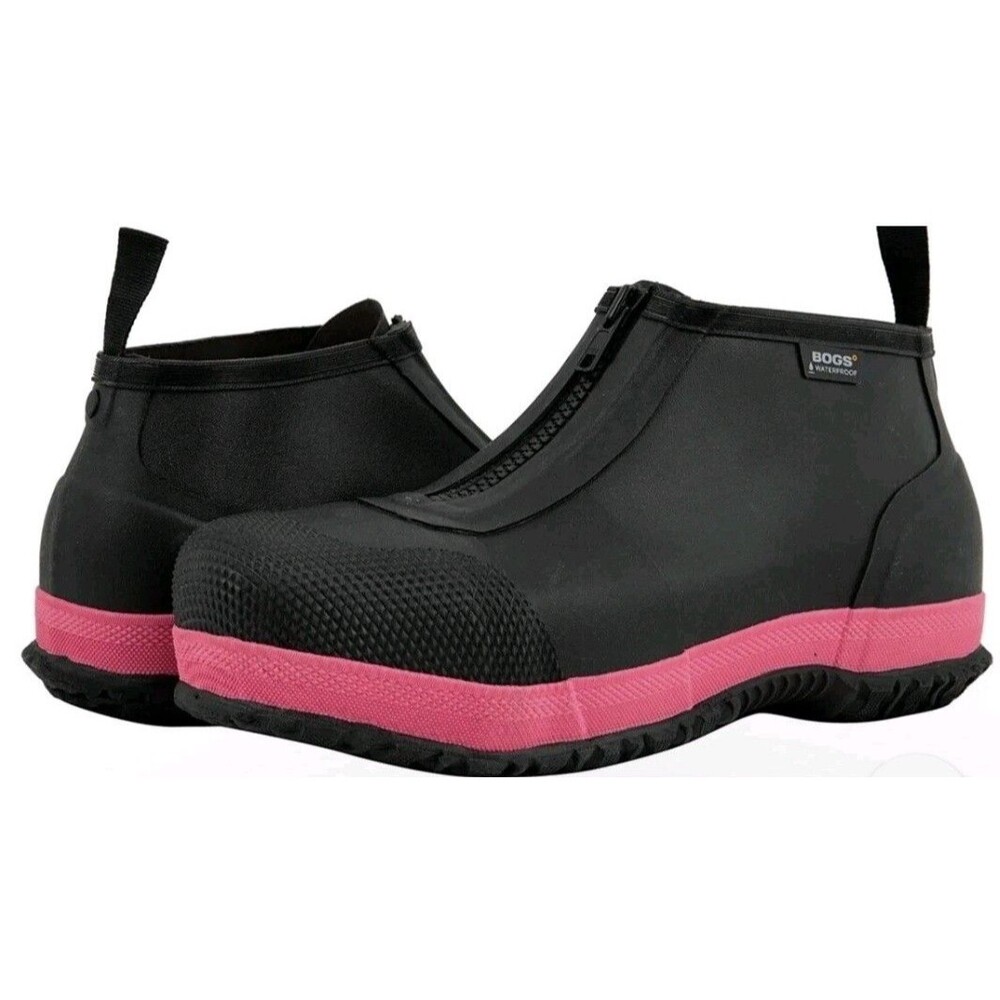 Bogs Overshoe Zip Composite Safety Toe Boots Unisex Size 11 NEW